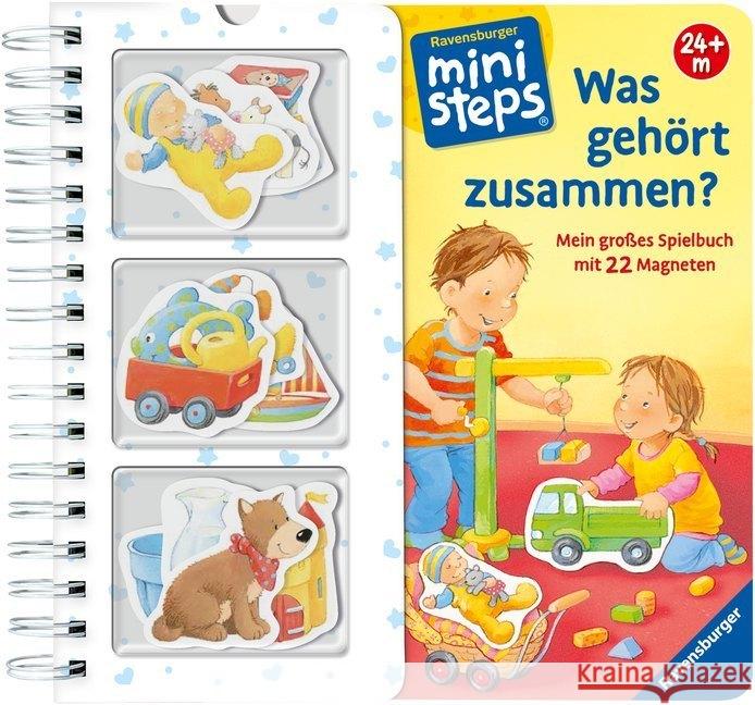 Was gehört zusammen? : Mein großes Spielbuch mit 22 Magneten Nahrgang, Frauke 9783473317363 Ravensburger Buchverlag