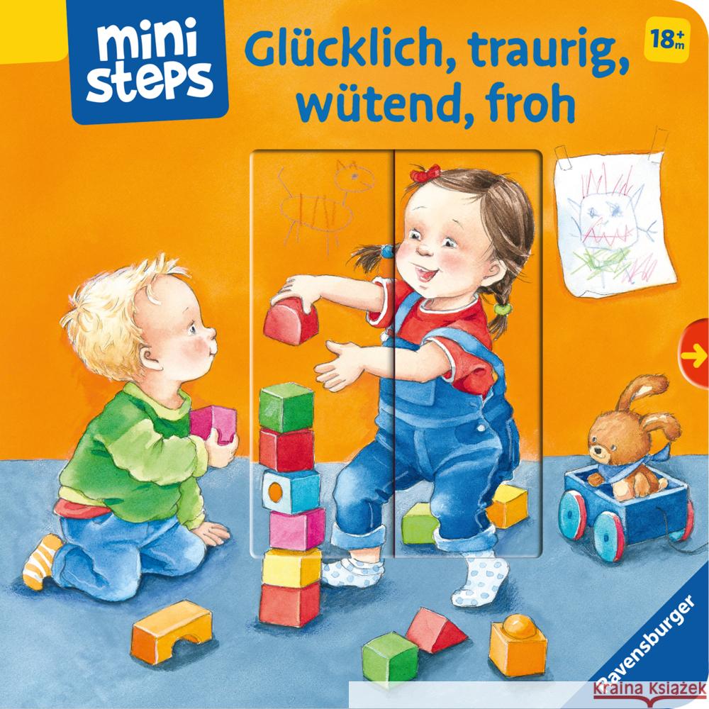 ministeps: Glücklich, traurig, wütend, froh Grimm, Sandra 9783473397334 Ravensburger Verlag