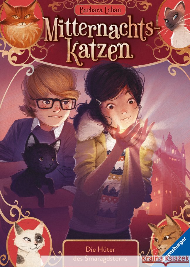 Mitternachtskatzen, Band 2: Die Hüter des Smaragdsterns Laban, Barbara 9783473408641 Ravensburger Verlag