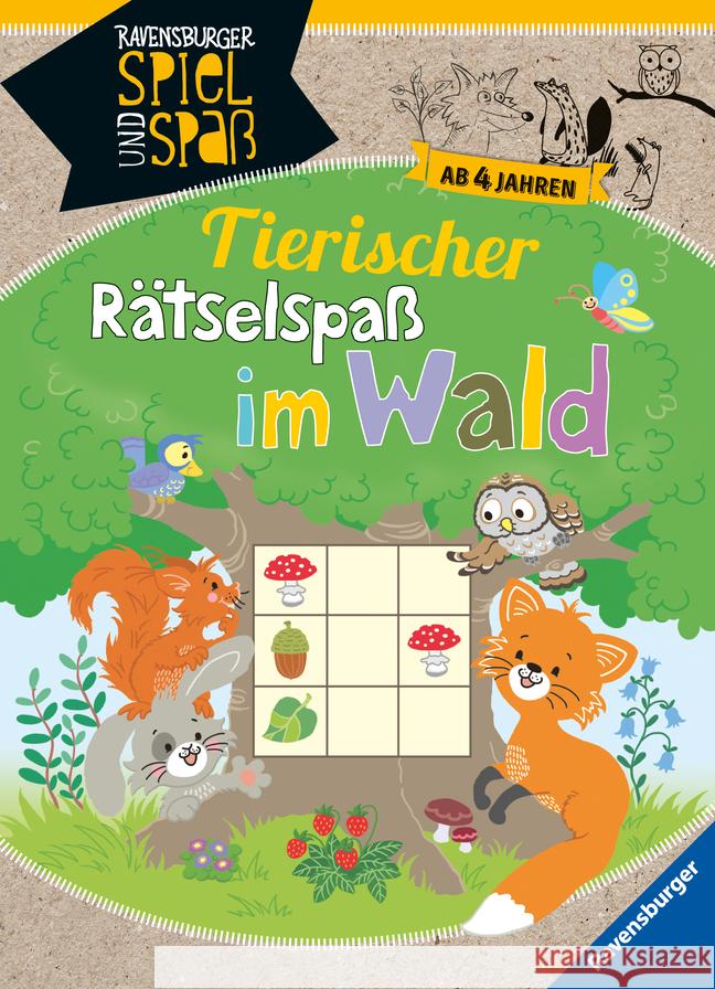 Tierischer Rätsel-Spaß im Wald Conte, Dominique 9783473416233