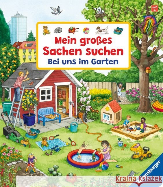Mein großes Sachen suchen: Bei uns im Garten Gernhäuser, Susanne 9783473418459 Ravensburger Verlag