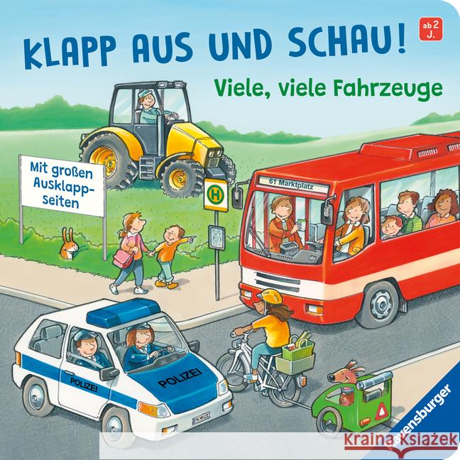 Klapp aus und schau! Viele, viele Fahrzeuge Butschkow, Ralf 9783473418695