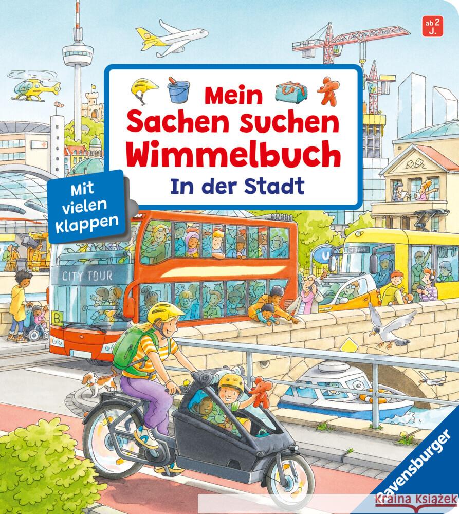 Mein Sachen suchen Wimmelbuch: In der Stadt Gernhäuser, Susanne 9783473418824