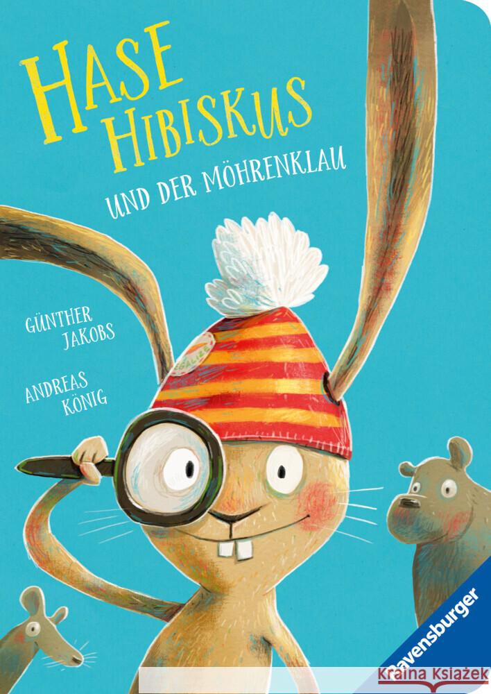 Hase Hibiskus und der Möhrenklau - Kinderbuch ab 3 Jahren, Pappbilderbuch, Bilderbuch König, Andreas 9783473418831