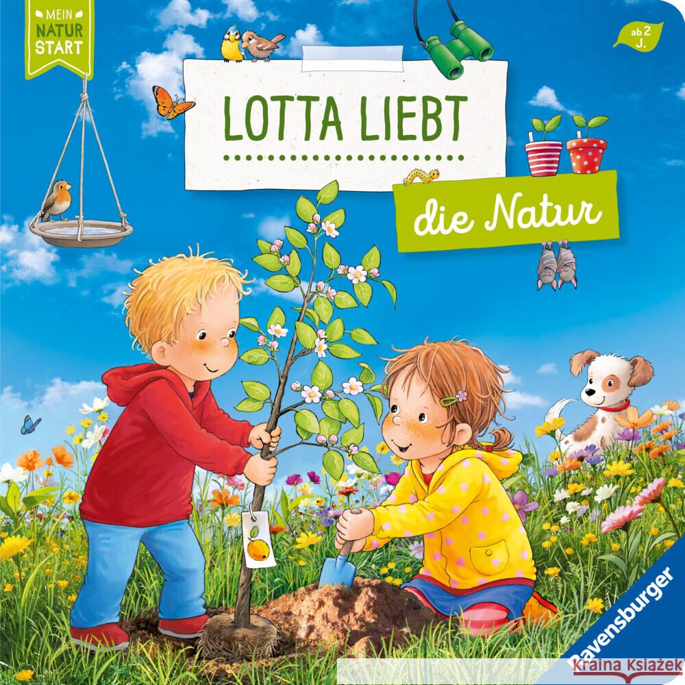 Lotta liebt die Natur - Sach-Bilderbuch über Umweltschutz ab 2 Jahre, Kinderbuch ab 2 Jahre, erstes Sachwissen, Pappbilderbuch Grimm, Sandra 9783473418893