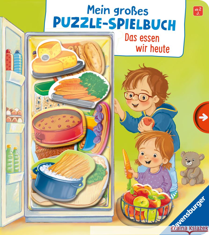 Mein großes Puzzle-Spielbuch: Das essen wir heute Rulff, Mila 9783473418947 Ravensburger Verlag