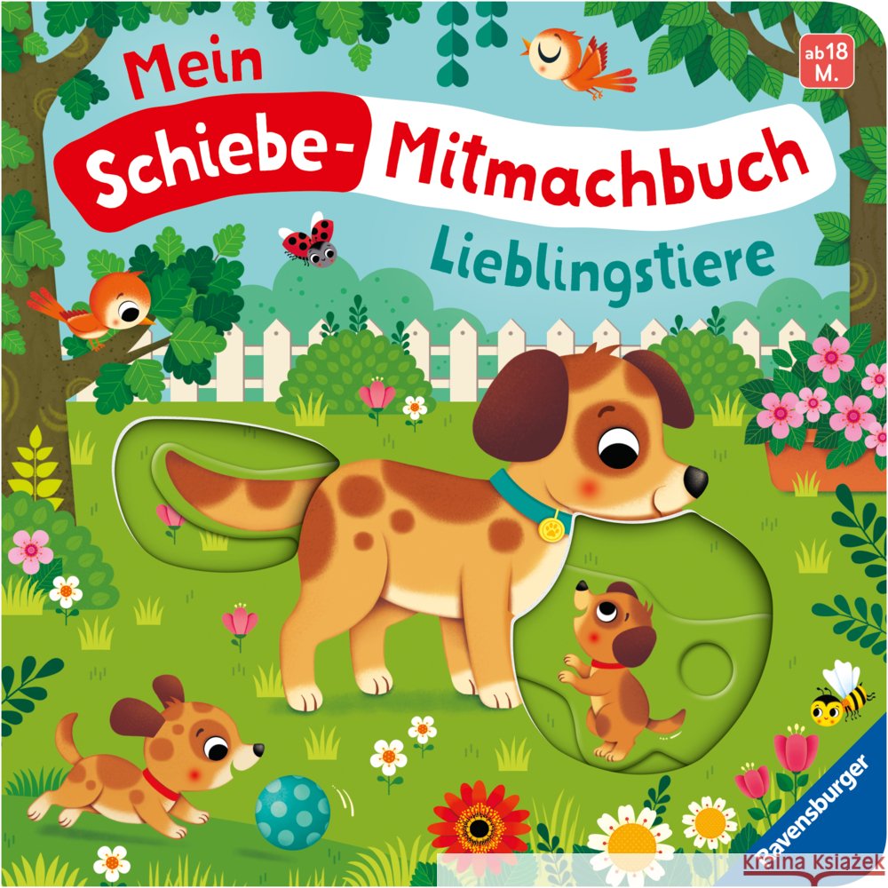 Mein Schiebe-Mitmachbuch: Lieblingstiere - Spielbuch mit spannenden Schiebe-Elementen Penners, Bernd 9783473420247