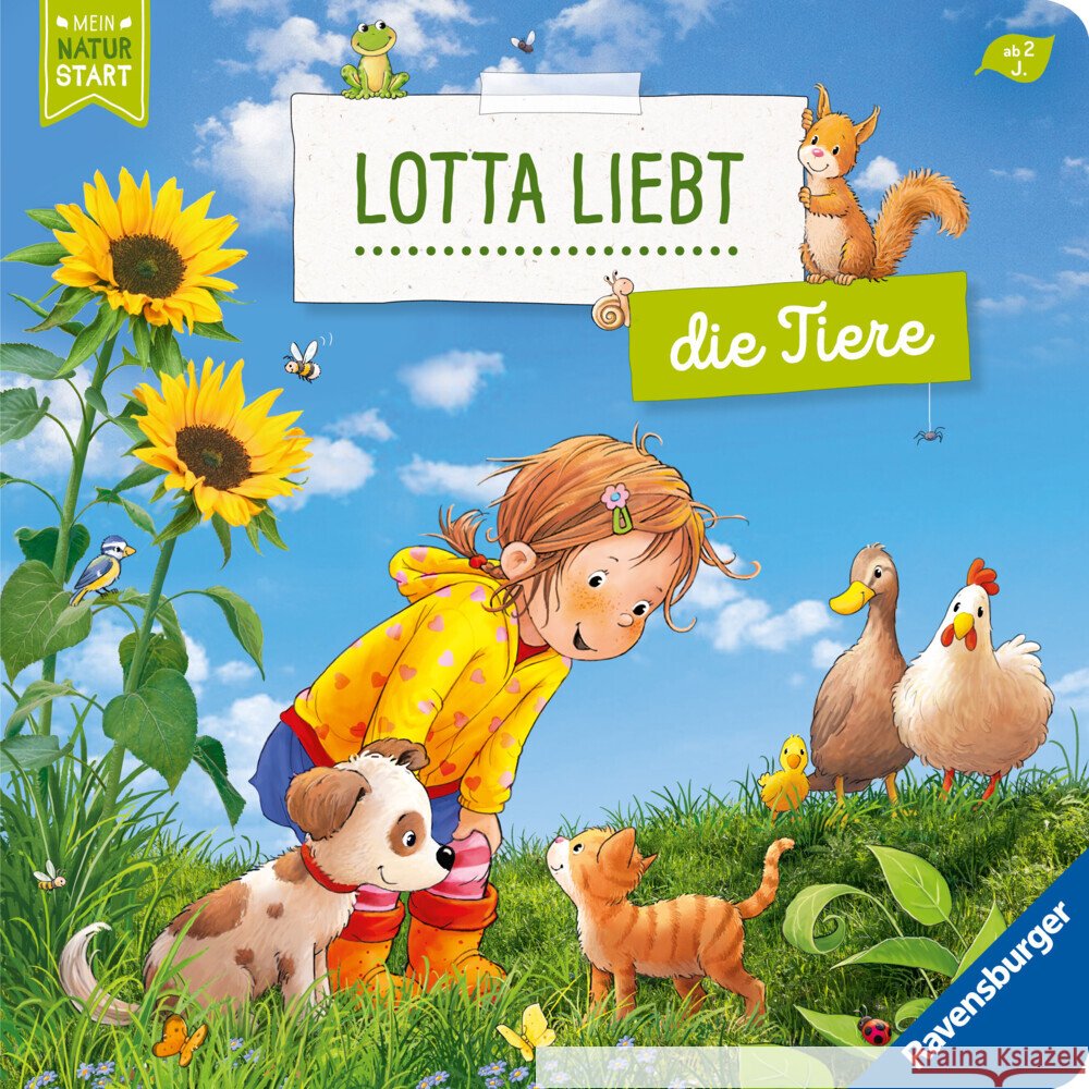 Lotta liebt die Tiere - Erstes Sachwissen über Tiere Grimm, Sandra 9783473420575 Ravensburger Verlag