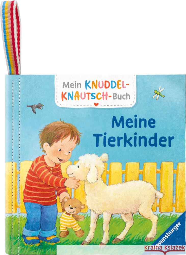 Mein Knuddel-Knautsch-Buch: Meine Tierkinder; weiches Stoffbuch, waschbares Badebuch, Babyspielzeug ab 6 Monate Grimm, Sandra 9783473420926