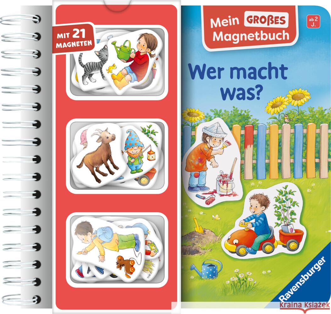 Mein großes Magnetbuch - Wer macht was? Senner, Katja 9783473421756