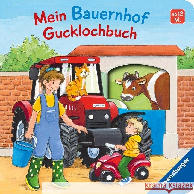 Mein Bauernhof Gucklochbuch Häfner, Carla 9783473436170 Ravensburger Buchverlag