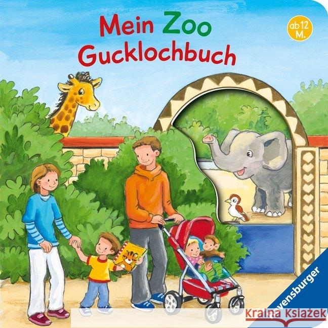 Mein Zoo Gucklochbuch Häfner, Carla 9783473436200 Ravensburger Buchverlag