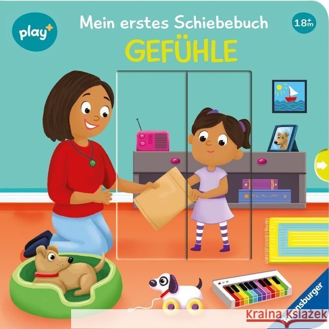 Ravensburger Play+ Mein erstes Schiebebuch: Gefühle Höck, Maria 9783473456260