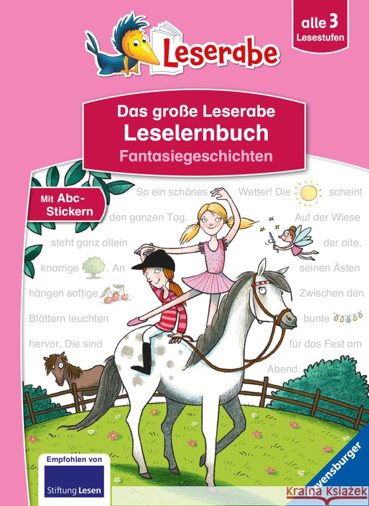 Das große Leserabe Leselernbuch: Fantasiegeschichten Uebe, Ingrid, Breitenöder, Julia, Peters, Barbara 9783473460670 Ravensburger Verlag