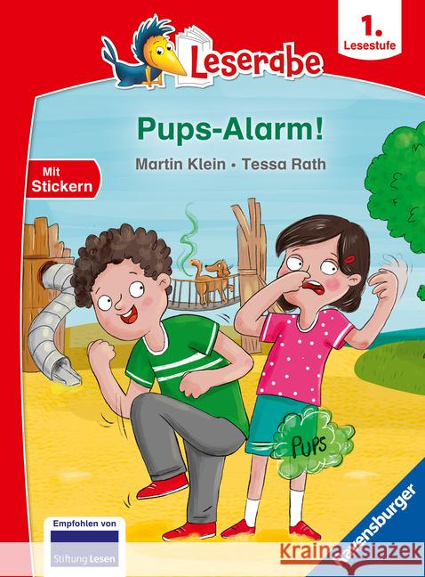 Leserabe 1. Lesestufe - Pups-Alarm! Klein, Martin 9783473463978