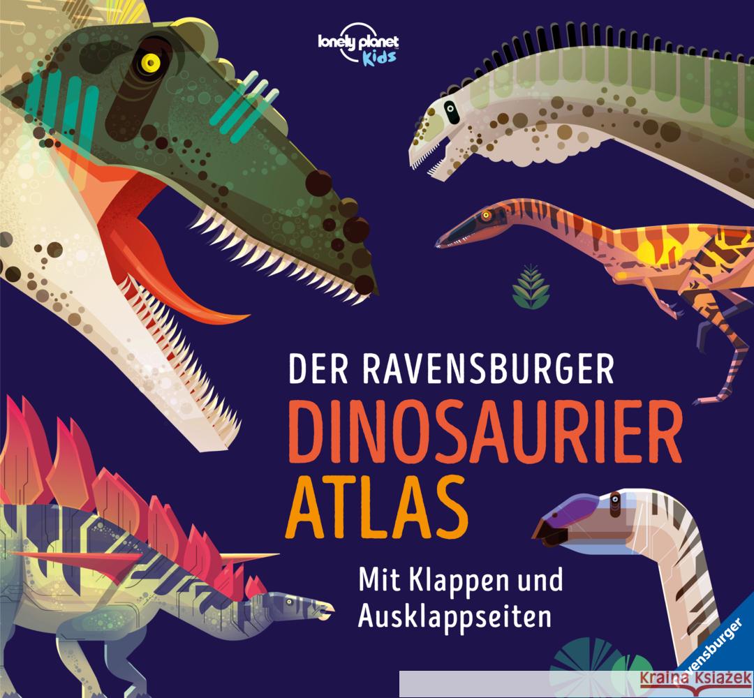 Der Ravensburger Dinosaurier-Atlas - eine Zeitreise zu den Urzeitechsen Rooney, Anne 9783473480128 Ravensburger Verlag