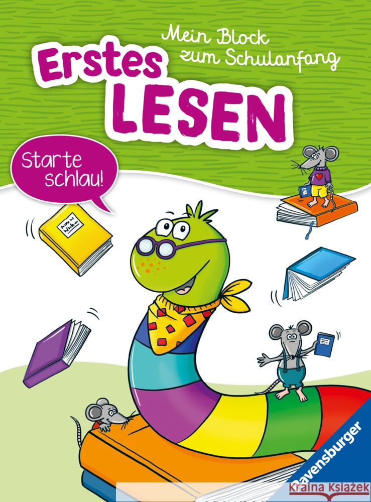 Mein Block zum Schulanfang: Erstes Lesen Bürgermeister, Tanja 9783473489022 Ravensburger Verlag