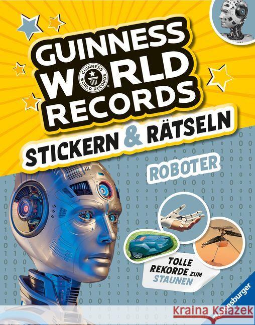 Guinness World Records Stickern und Rätseln: Roboter Adler, Eddi, Richter, Martine 9783473489510