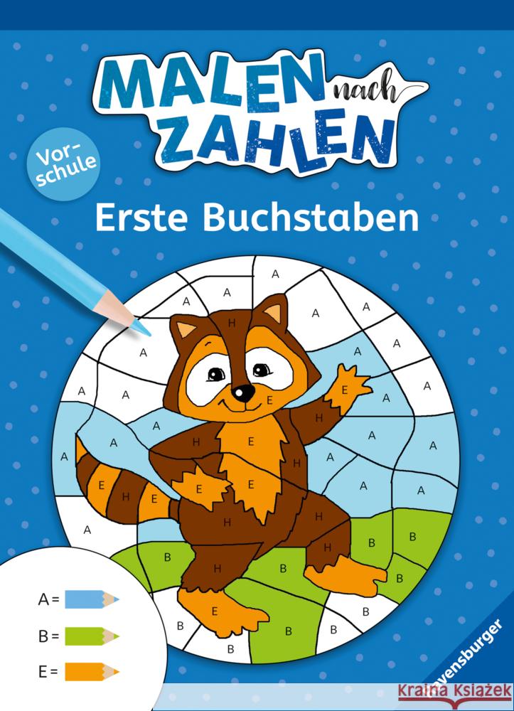 Malen nach Zahlen, Vorschule: Erste Buchstaben Jebautzke, Kirstin 9783473489763