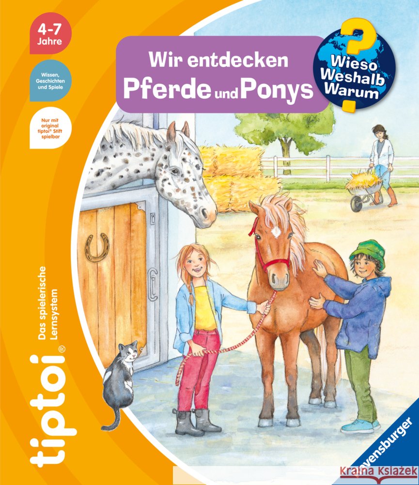 tiptoi® Wieso? Weshalb? Warum? Wir entdecken Pferde und Ponys Gernhäuser, Susanne 9783473492299 Ravensburger Verlag