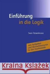 Einführung in Die Logik Bohse, Helen 9783476021502