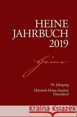 Heine-Jahrbuch 2019 Sabine Brenner-Wilczek 9783476049049 J.B. Metzler