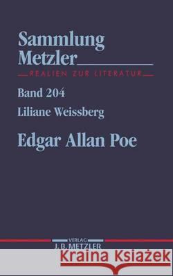 Edgar Allan Poe Liliane Weissberg 9783476102041 Springer-Verlag Berlin and Heidelberg GmbH & 