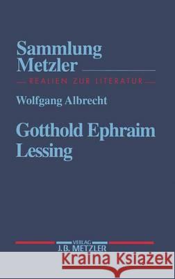 Gotthold Ephraim Lessing Wolfgang Albrecht 9783476102973