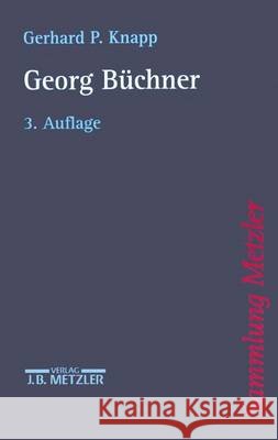 Georg Büchner Gerhard P. Knapp 9783476131591