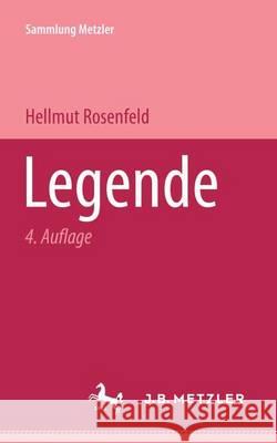 Legende Hellmut Rosenfeld 9783476140098