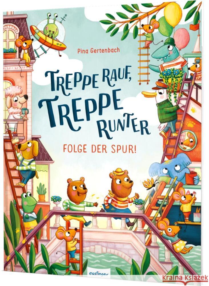 Treppe rauf, Treppe runter - Folge der Spur! Gertenbach, Pina 9783480237869