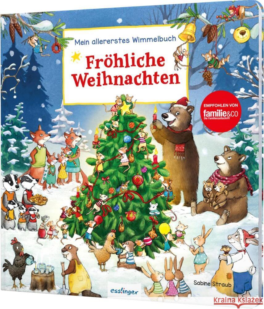 Mein allererstes Wimmelbuch: Fröhliche Weihnachten Schumann, Sibylle 9783480238071