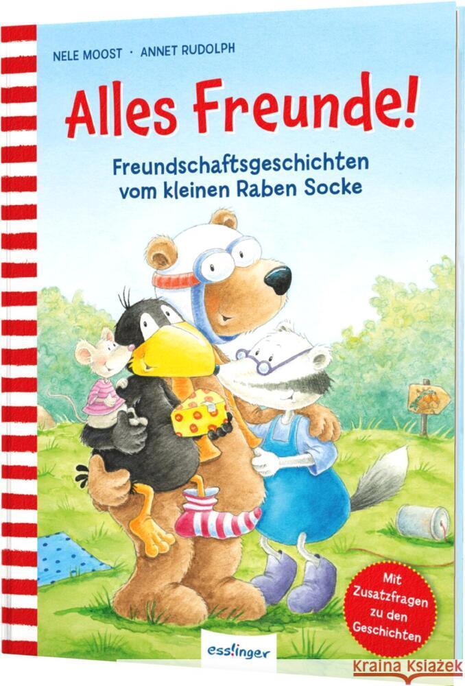 Der kleine Rabe Socke: Alles Freunde! Moost, Nele 9783480238170