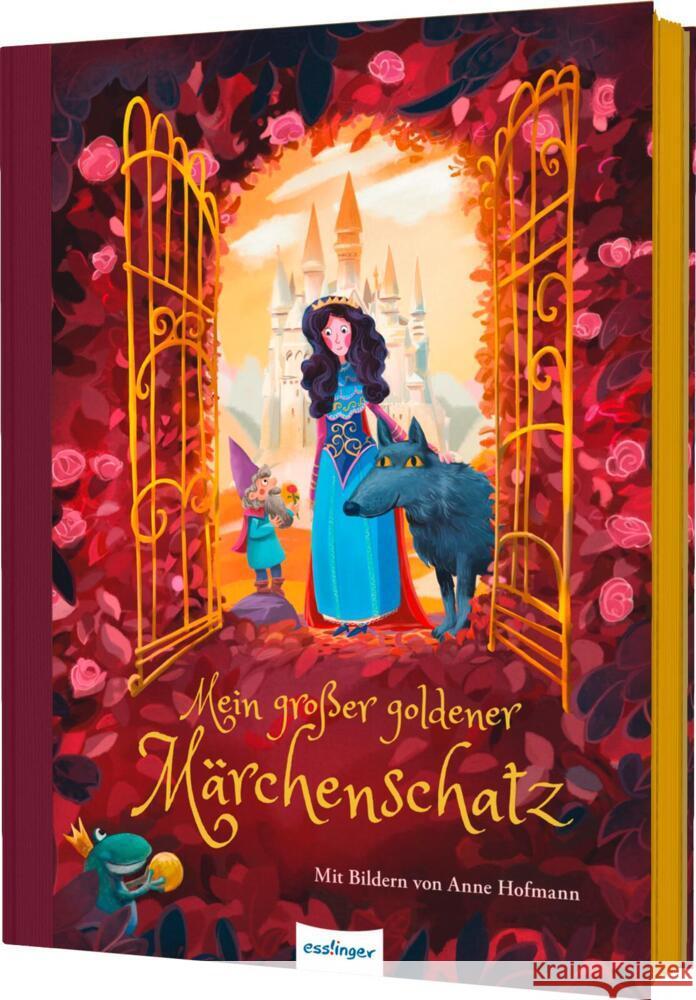 Mein großer goldener Märchenschatz Brüder Grimm, Andersen, Hans Christian 9783480238880 Esslinger in der Thienemann-Esslinger Verlag 
