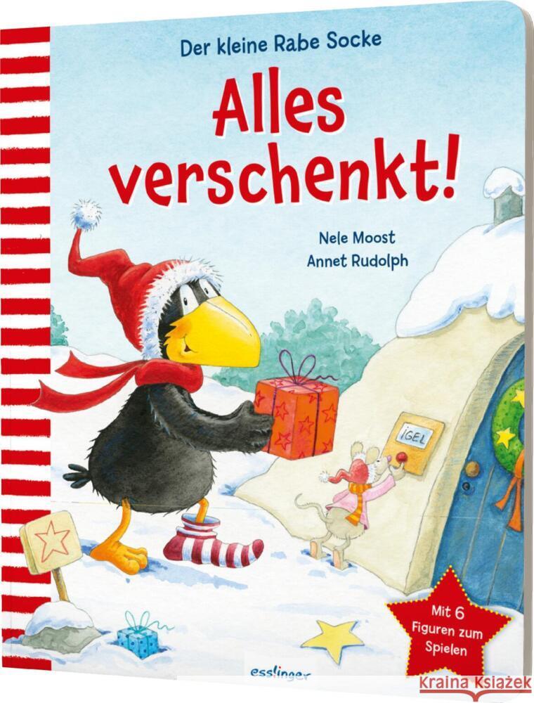 Der kleine Rabe Socke: Alles verschenkt! Mit Spielfiguren Moost, Nele 9783480239351