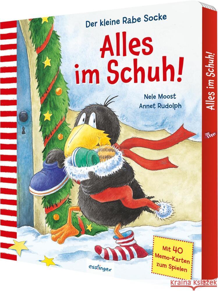 Der kleine Rabe Socke: Alles im Schuh! Mit Memo-Spiel Moost, Nele 9783480240913