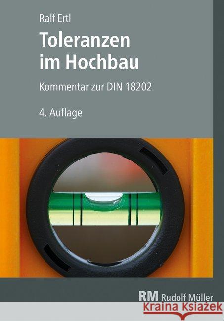 Toleranzen im Hochbau Ertl, Ralf 9783481037017