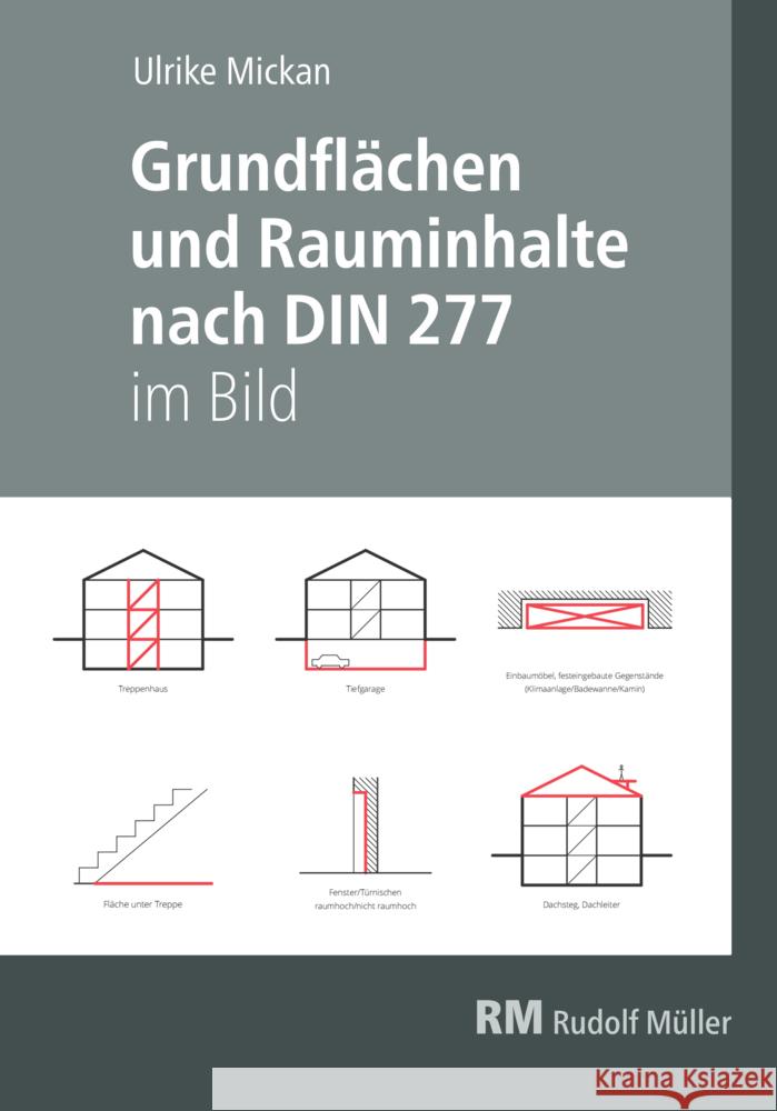 Grundflächen und Rauminhalte nach DIN 277 im Bild Mickan, Ulrike 9783481043988