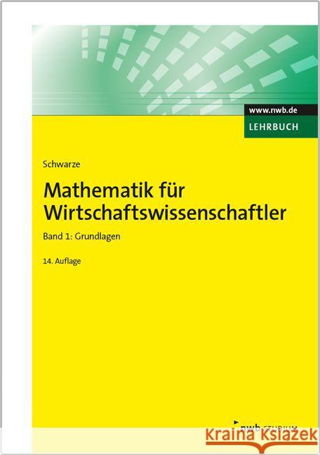 Grundlagen Schwarze, Jochen 9783482515644 NWB Verlag