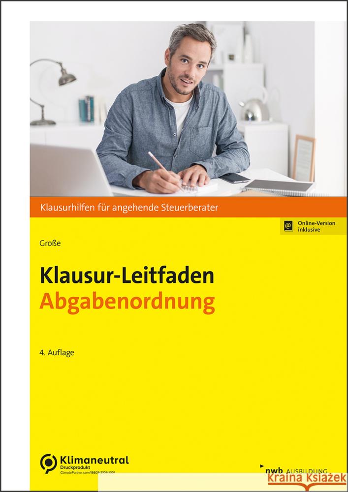 Klausur-Leitfaden Abgabenordnung Große, Thomas 9783482665943