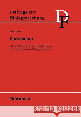 Persuasion Nuri Ortak 9783484750265 Max Niemeyer Verlag