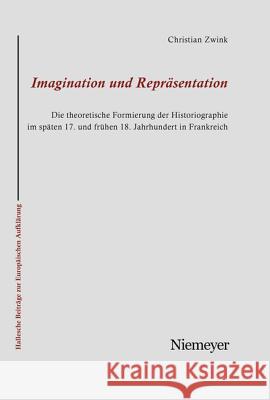 Imagination und Repräsentation Zwink, Christian 9783484810310 Max Niemeyer Verlag