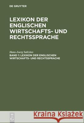 English-Deutsch Salízites, Hans-Joerg 9783486227109 Oldenbourg Wissenschaftsverlag