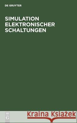 Simulation elektronischer Schaltungen Dieter Kaiser 9783486238754