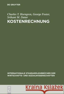 Kostenrechnung Horngren, Charles T. 9783486255706