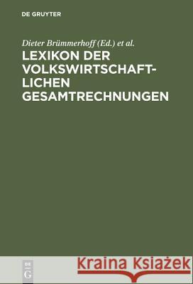 Lexikon der Volkswirtschaftlichen Gesamtrechnungen Dieter Brümmerhoff, Heinrich Lützel 9783486259490