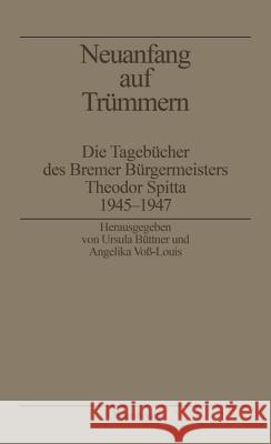 Neuanfang auf Trümmern Büttner, Ursula 9783486559385