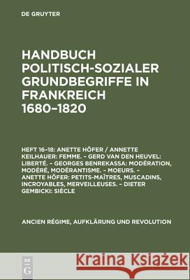 Femme [U.A.] Anette Höfer, Annette Keilhauer, Oldenbourg 9783486561302 Walter de Gruyter