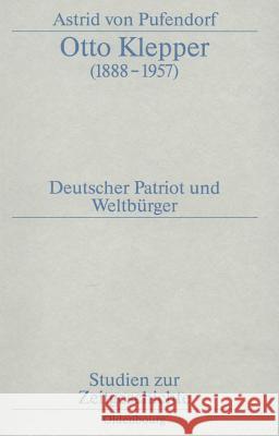 Otto Klepper (1888-1957) Pufendorf, Astrid Von 9783486562415 Oldenbourg Wissenschaftsverlag