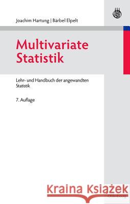 Multivariate Statistik Hartung, Joachim 9783486582345 Oldenbourg